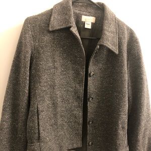 J. Jill Wool Blend Pea Coat Size 6